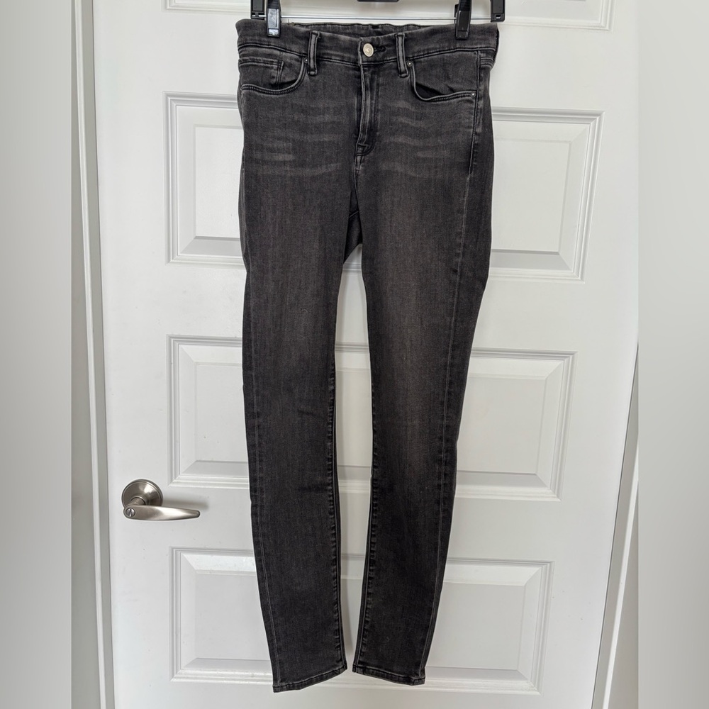 All Saints  Grace Charcoal Skinny Jeans